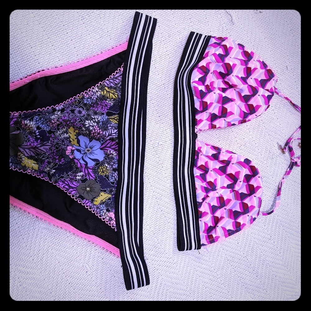 Bikini - pink and black